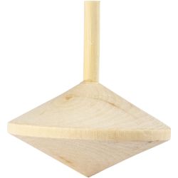Spinning Top, H: 5 cm, dia. 5,5 cm, 1 pc