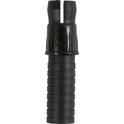 Oil Pastel Holder, L: 6,2 cm, dia. 1 cm, black, 3 pc/ 1 pc