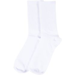 Cotton Socks, size 39-42, white, 1 pair