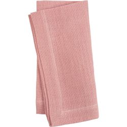 Fabric napkin, size 42x42 cm, 185 g, rose, 2 pc/ 1 pack