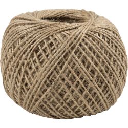 Waxed natural cord