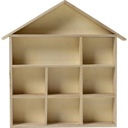 House-Shaped Shelving System
