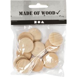 Wooden buttons