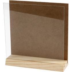 3D Plate with Glass