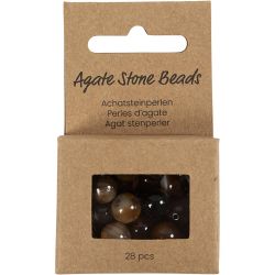 Agate stone beads