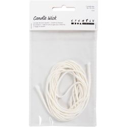 Candle Wick for stearin, Suitable for moulded candles with a diameter of 50–70 mm , 100 g, 3 m/ 1 pack