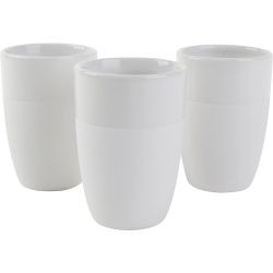 Mug with matte exterior