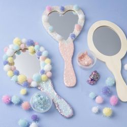 Glitter Clay, pastel colours, 6x20 g/ 1 pack