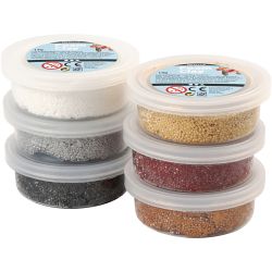 Foam Clay&reg;, metallic, brown harmony, 6x14 g/ 1 pack