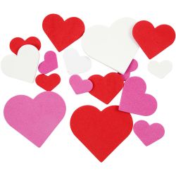 Foam Heart Stickers 
