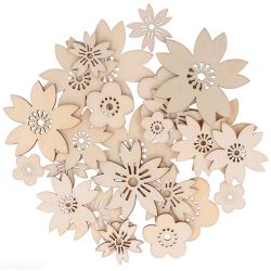 Mini wooden shapes