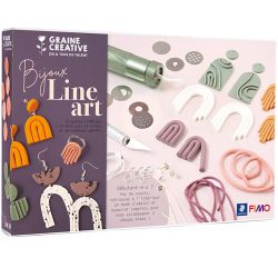 DIY Fimo clay set - Line Art