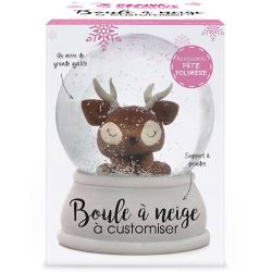 Customisable snow globe kit