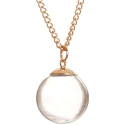 Glass vial pendant