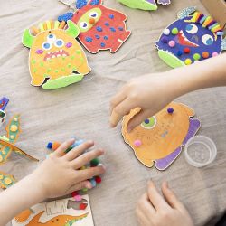 Craft Kit Decoration, Monsters, colorful, happy colours, bold colours, 1 pack