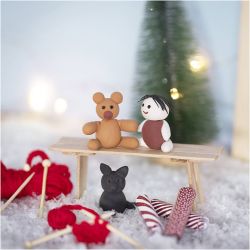 Mini Craft Kit Elf Door, Christmas presents, 1 pack