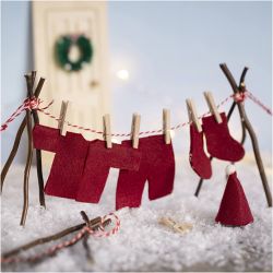 Mini Craft Kit Elf Door, Laundry, 1 pack