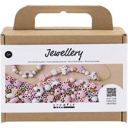 Mini Craft Mix Jewellery, pastel colours, 1 pack