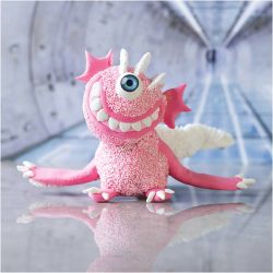 Mini Craft Kit Modelling, Monster Sally, light pink, 1 pack