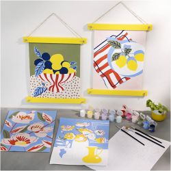 Craft Kit Colouring, Paint by numbers, acrylic paint, 1 pack