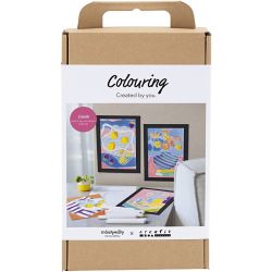 Craft Kit Colouring, Paint by numbers, markers, 1 pack