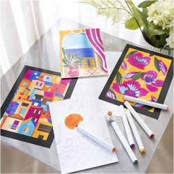 Craft Kit Colouring, Paint by numbers, markers, 1 pack