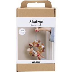 Craft Kit Kintsugi, Hanging decorations, assorted colours, 1 pack
