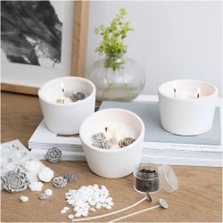 Craft Kit Candle Making, Rose, beige, white, cream, 1 pack