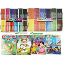 Colouring book set